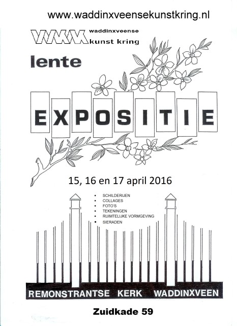Poster Lente expositie WKK - 2016